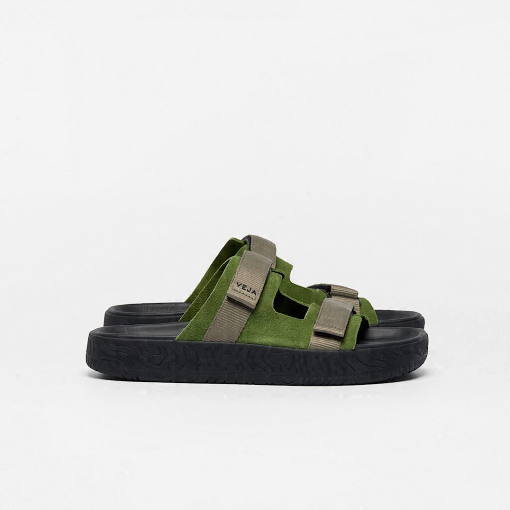 Arpoador Suede Militar Kaki Black