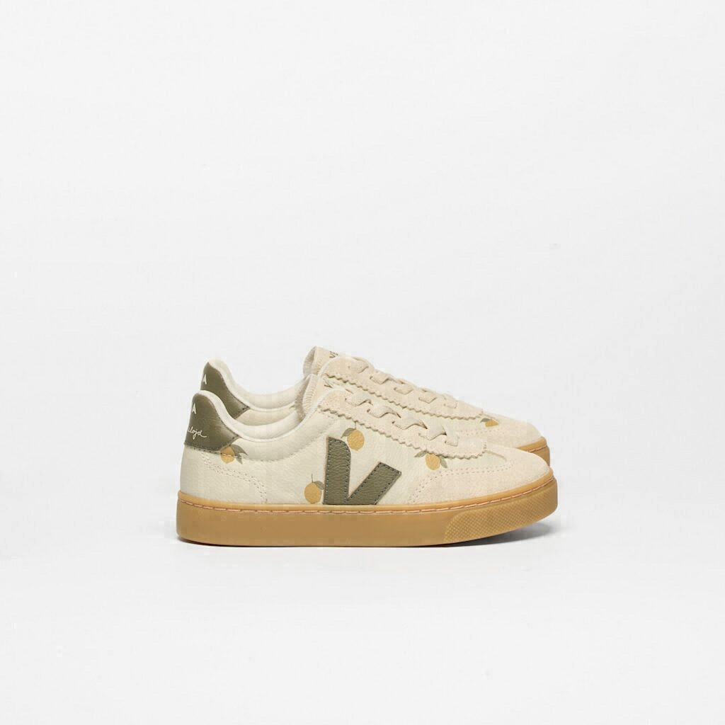 Volley Elastic Laces Leather Veja x Konges Sløjd Lemon