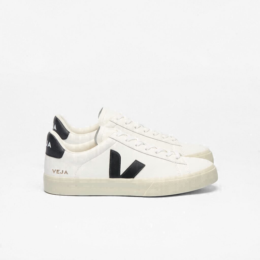 Campo Leather White Black