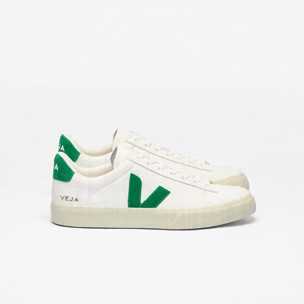 Campo Leather White Emeraude