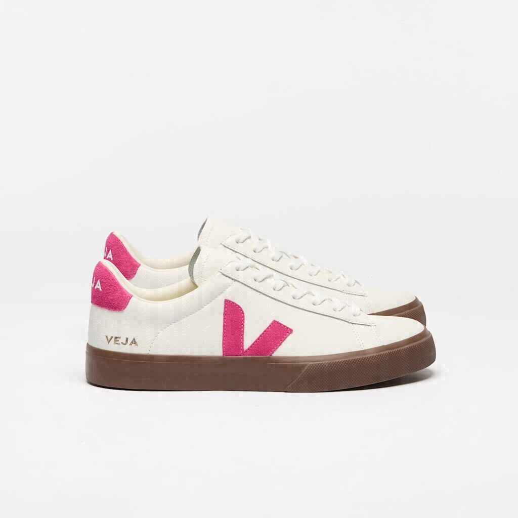 Campo Leather White Pink Bark