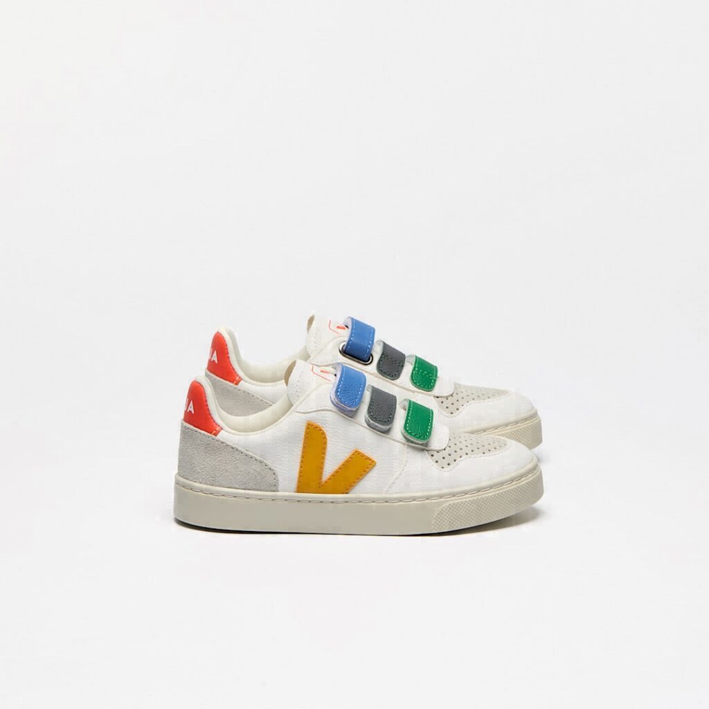 V-10 Leather Multico White Ouro