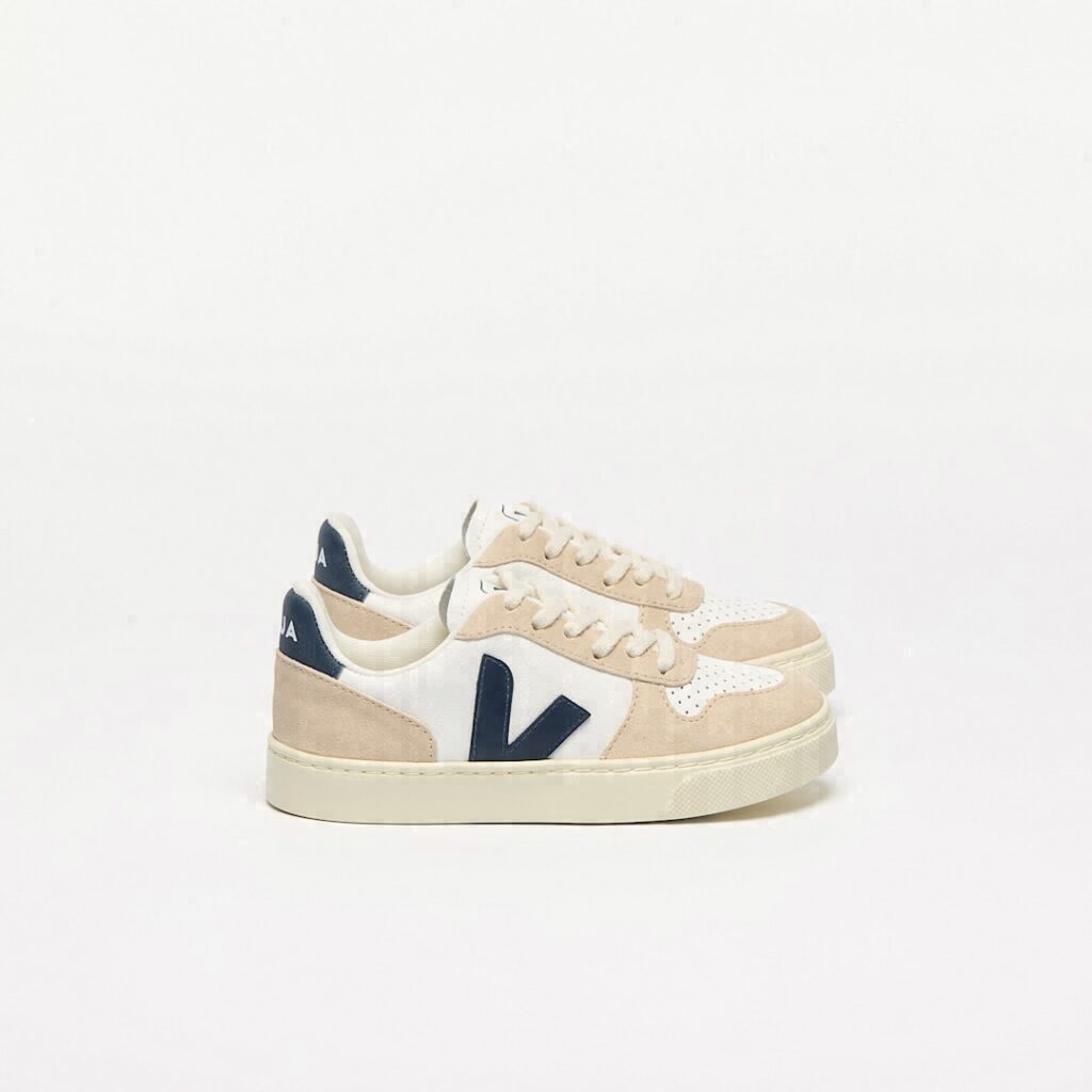 V-10 Leather White Nautico Almond