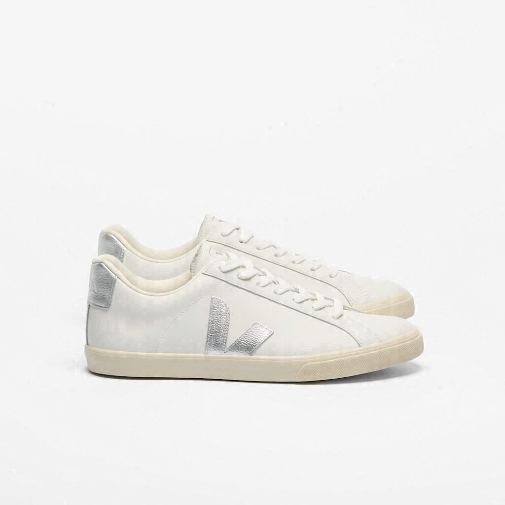 Esplar Leather White Silver