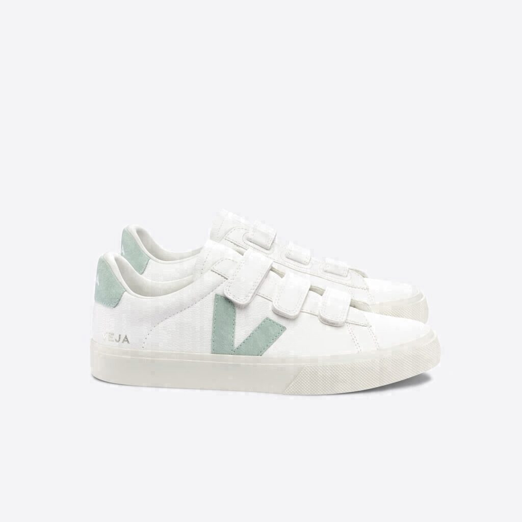 Recife Leather White Matcha