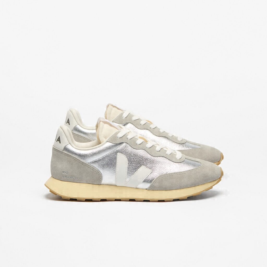 Rio Branco II Leather Silver Oxford Grey White