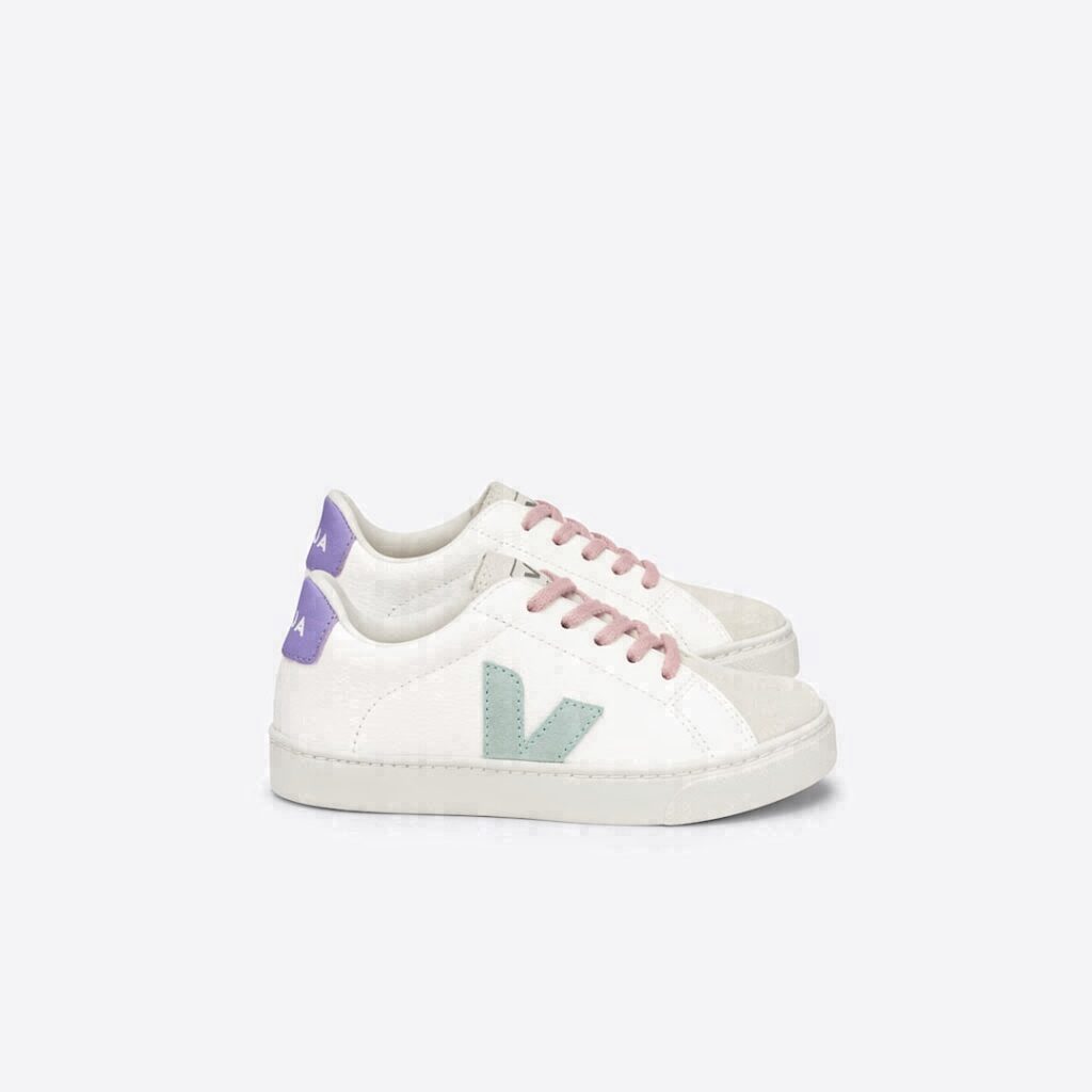 Esplar Leather White Matcha Lavande