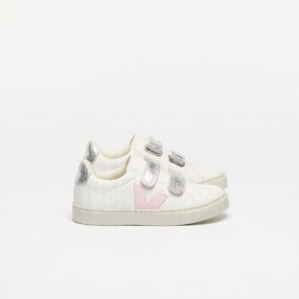 Esplar Leather White Petale Silver