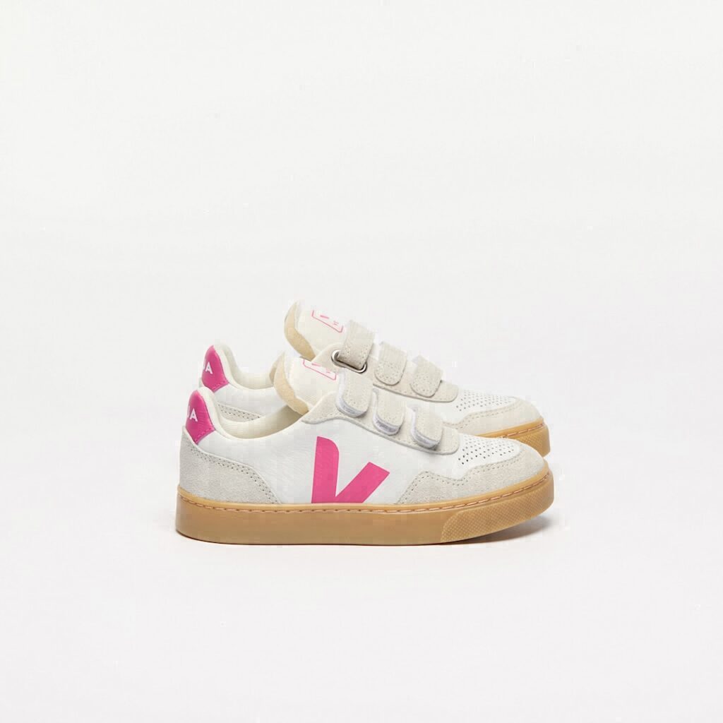 V-90 Leather White Mia Natural