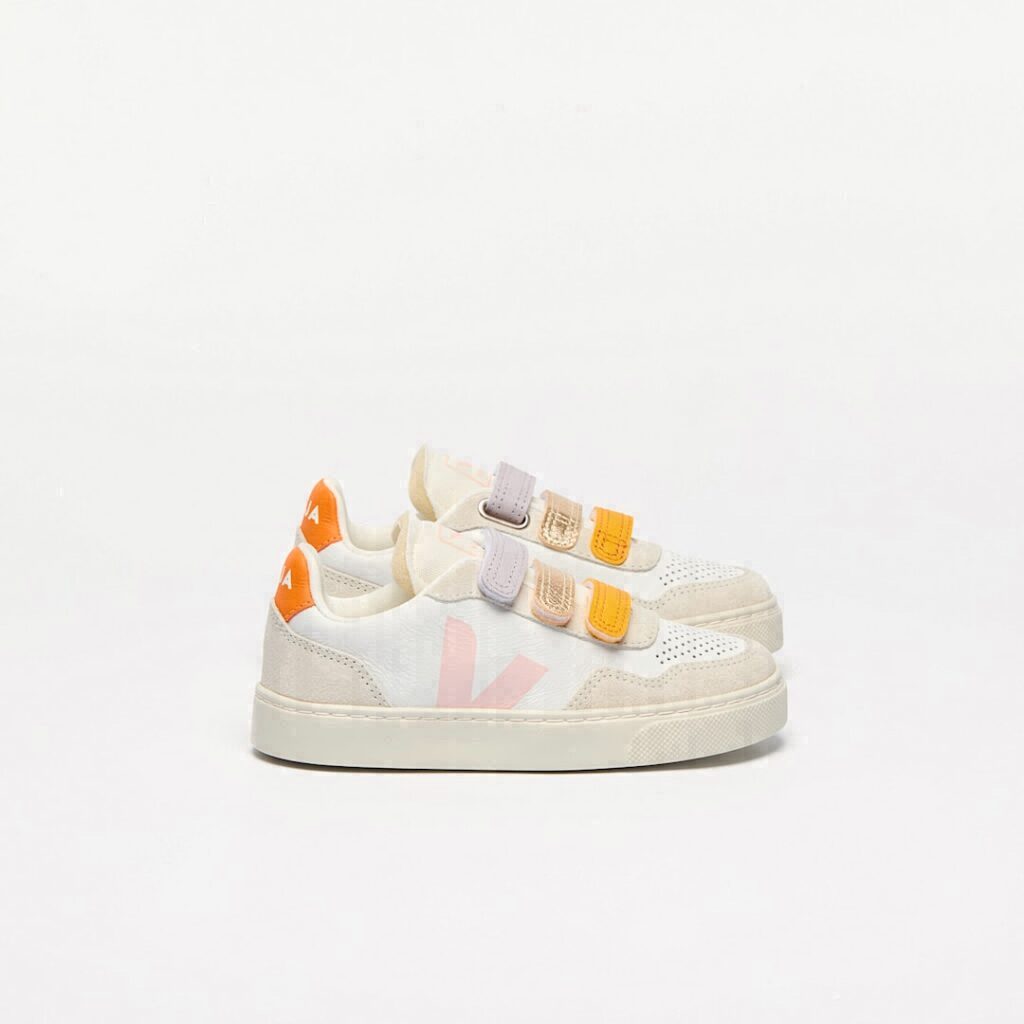 V-90 Leather Multico White Petale