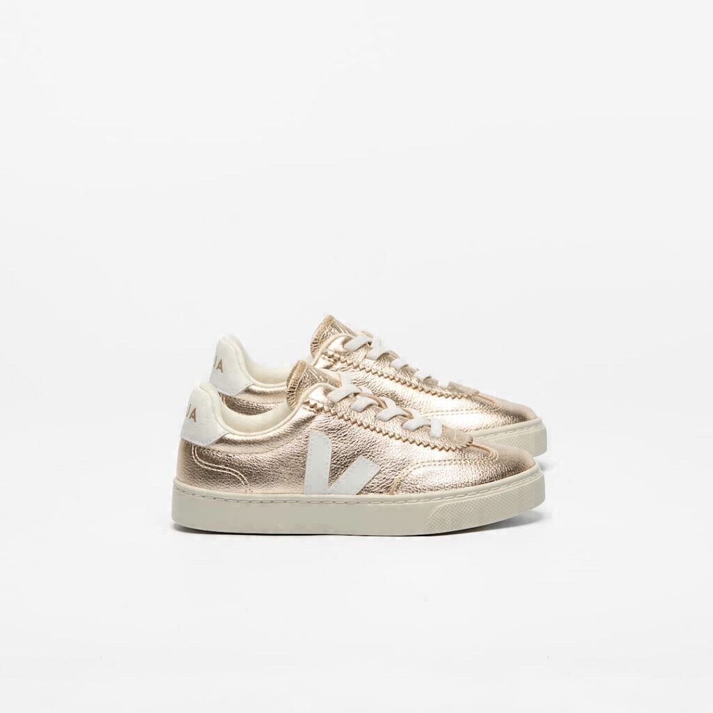 Volley Elastic Laces Leather Platine White