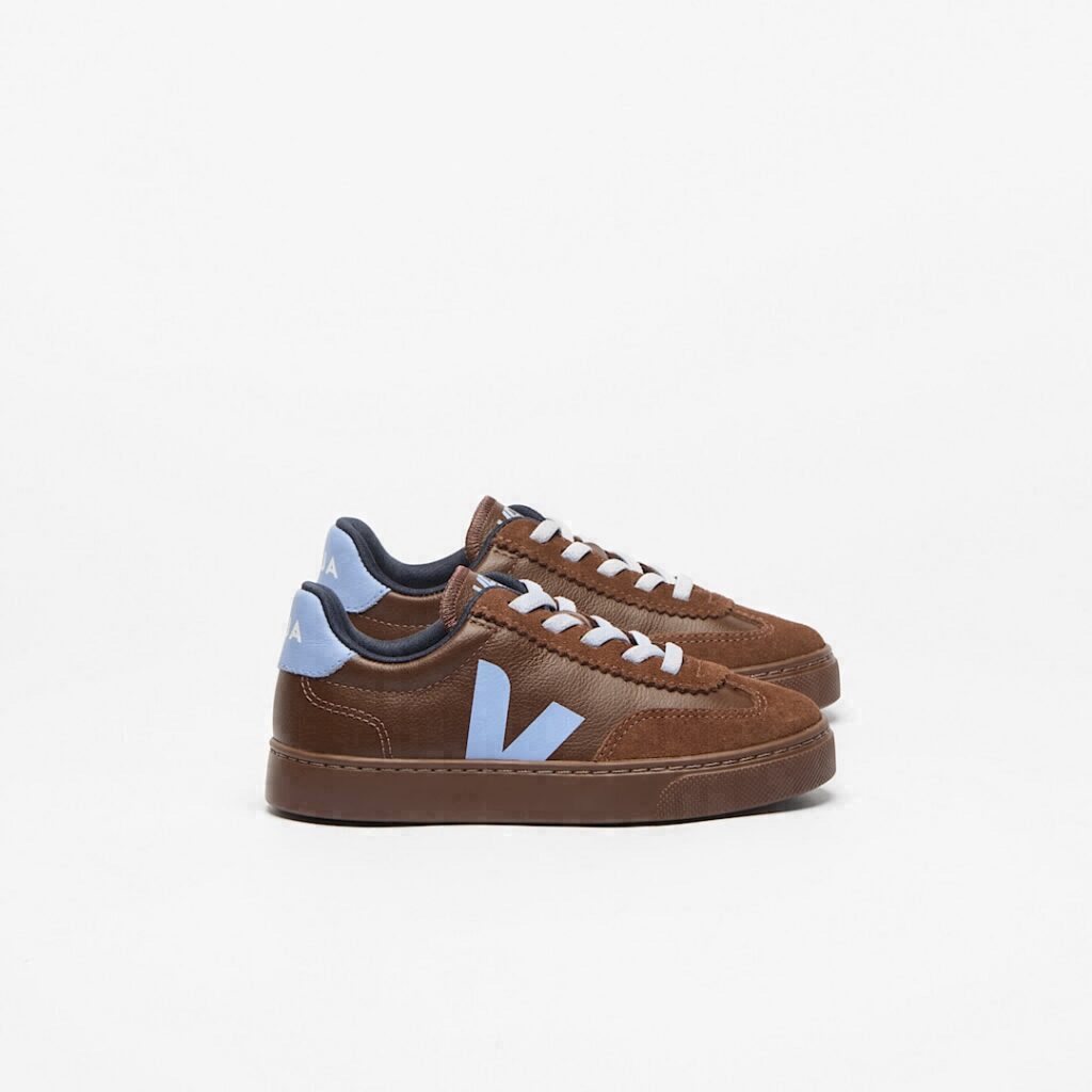 Volley Elastic Laces Leather Walnut Olympe