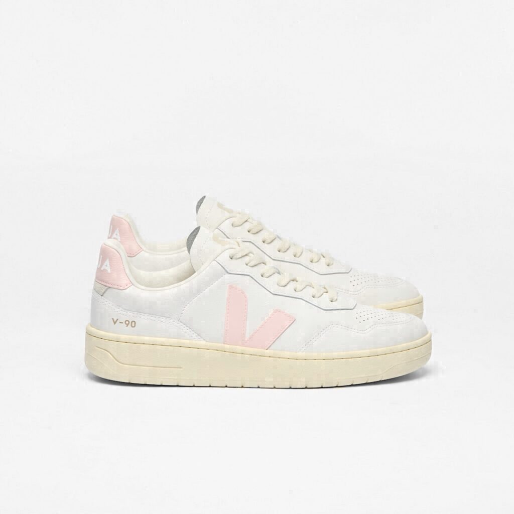 V-90 Leather White Petale