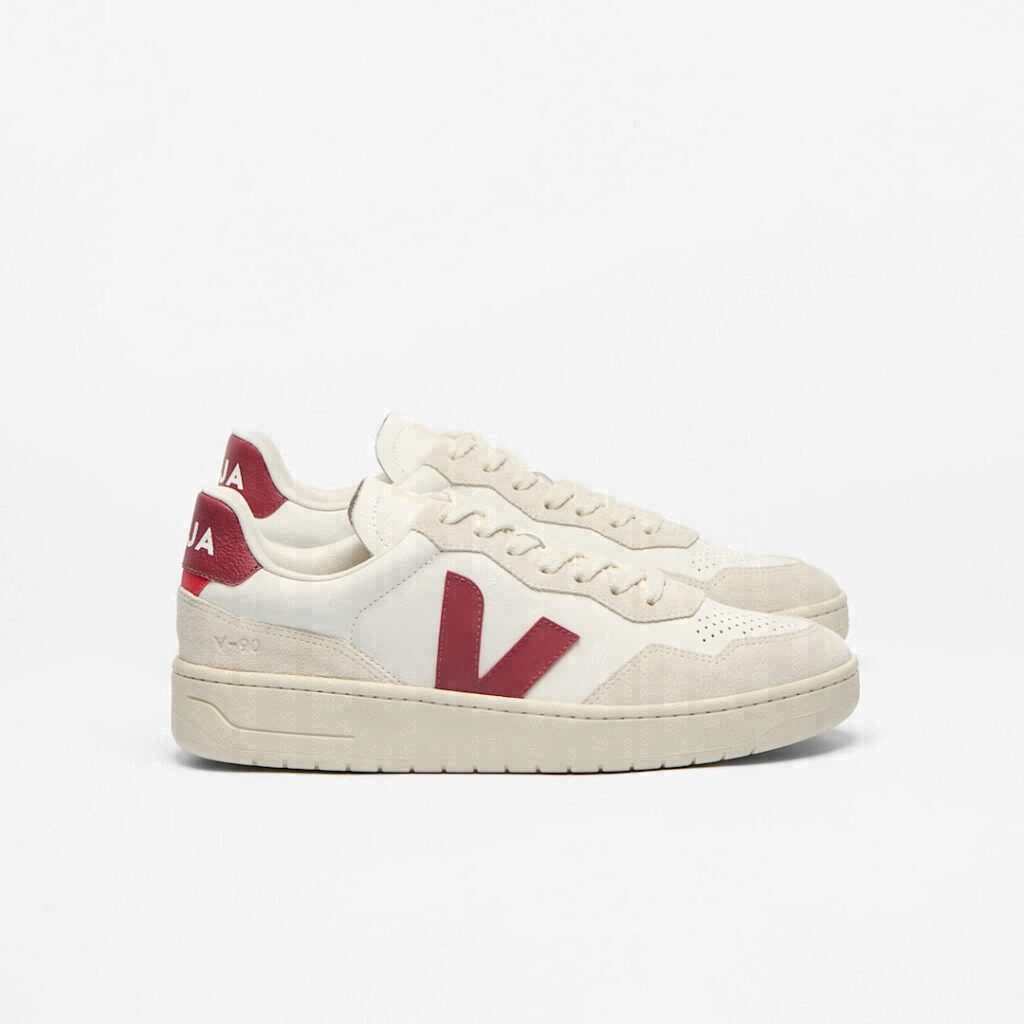 V-90 Leather White Marsala Natural