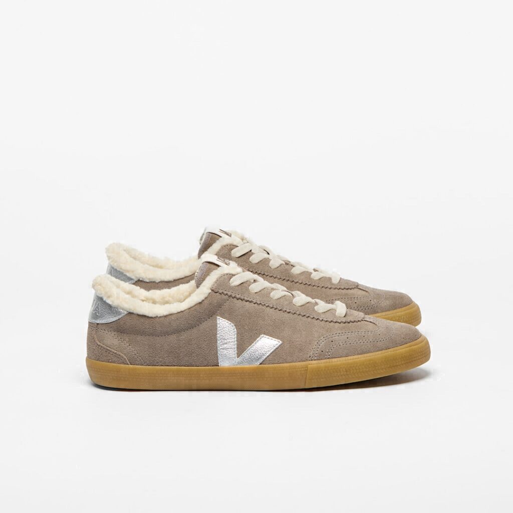 Volley Fured Suede Moonrock Silver
