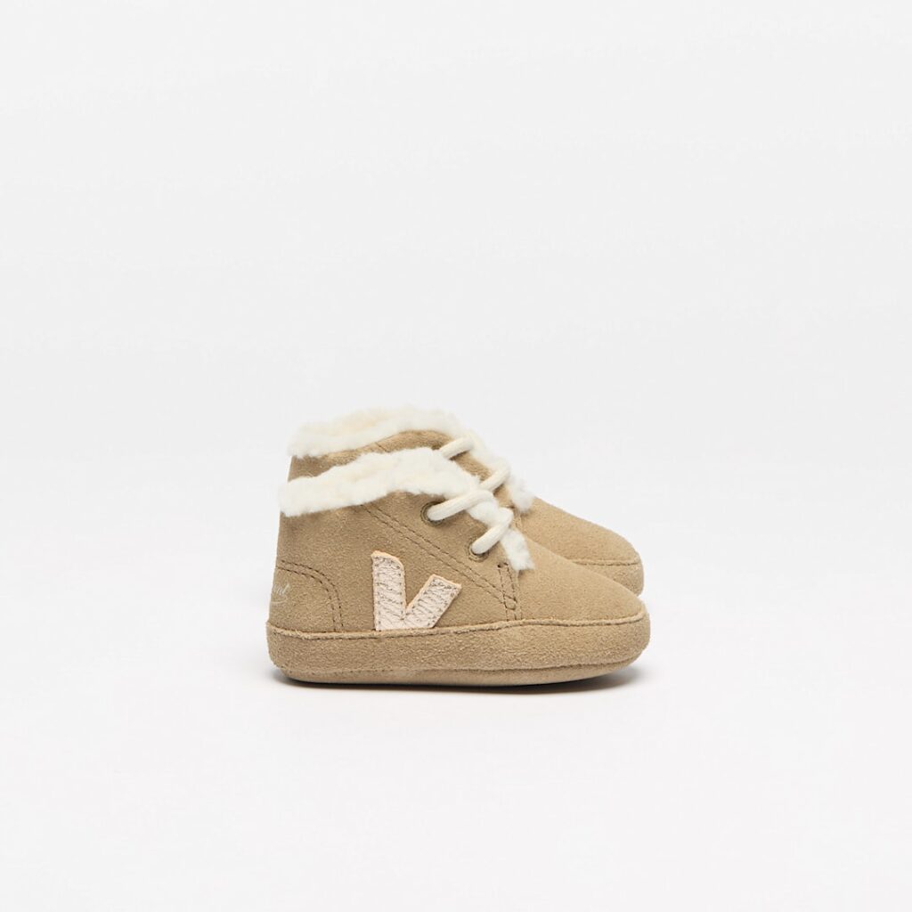 Baby Fured Veja x Bonpoint Dune Platine