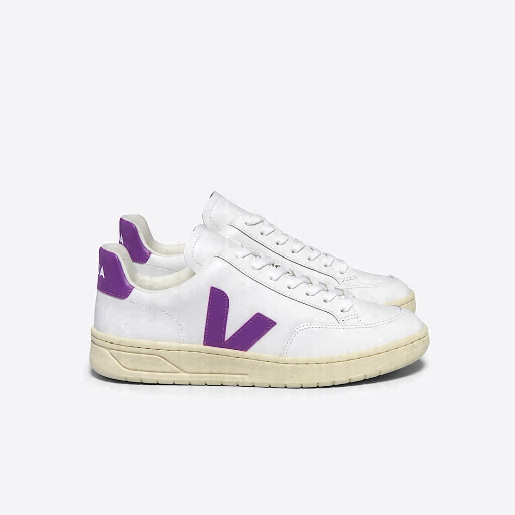 V-12 Leather White Cosmos