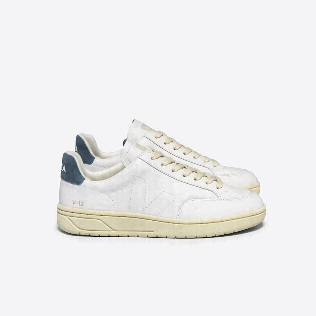 V-12 Stitch Leather White California