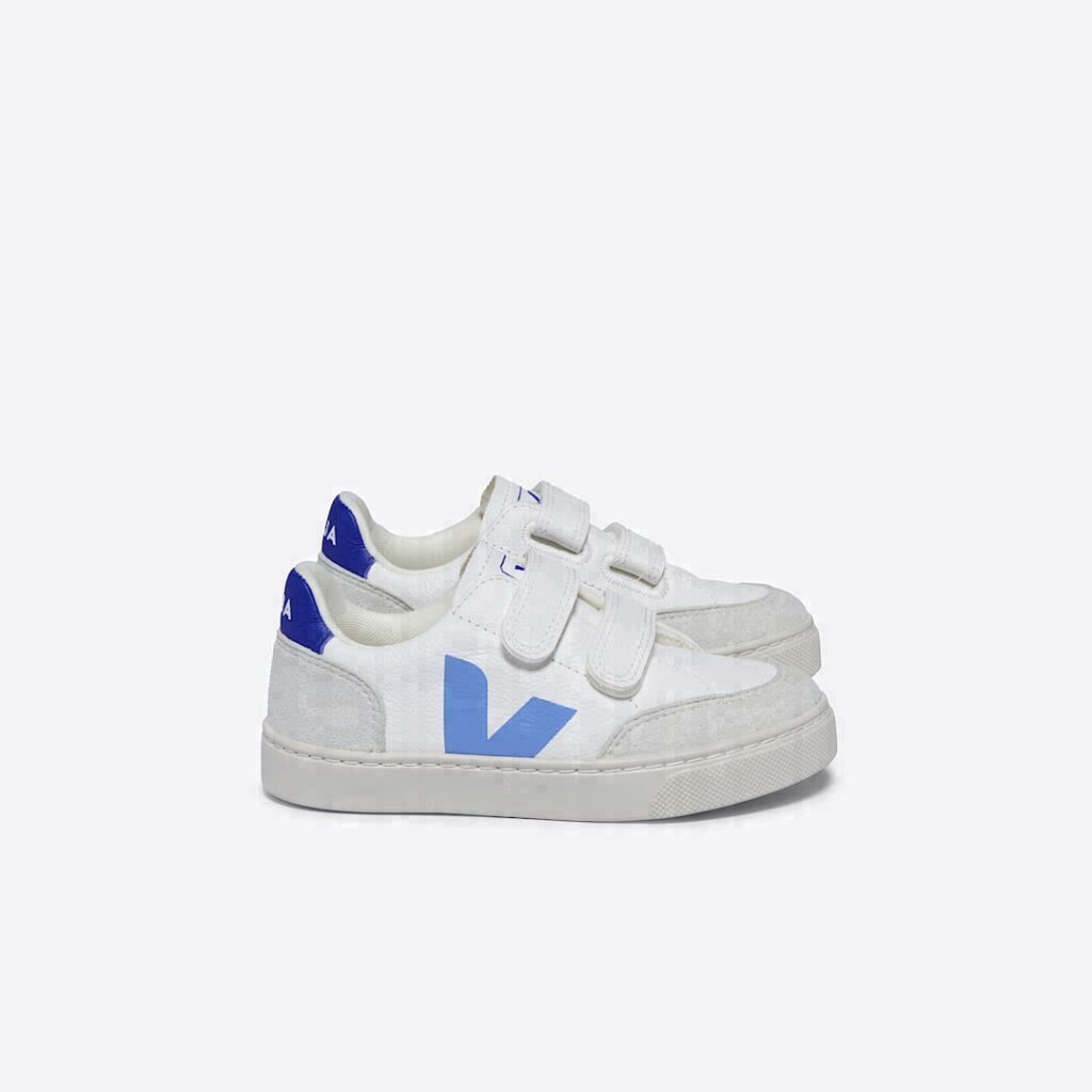 V-12 Leather White Aqua Paros