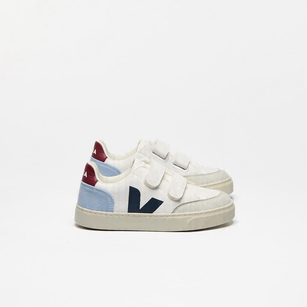 V-12 Leather White Multico Steel