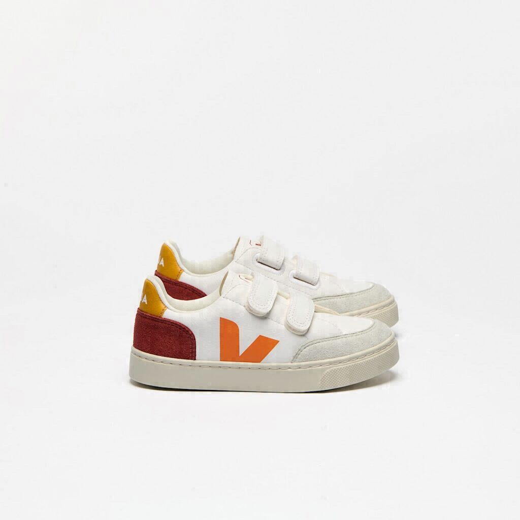 V-12 Leather White Multico Rouille