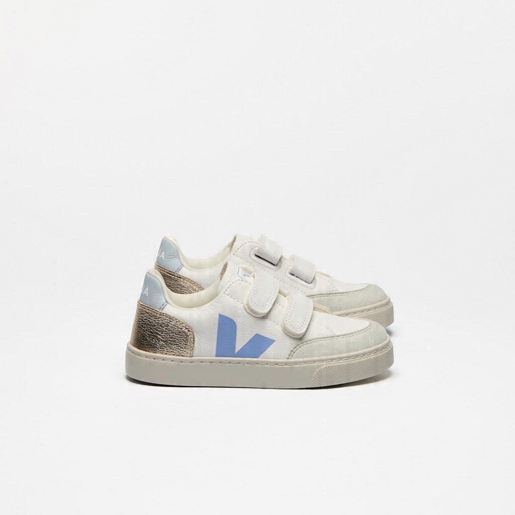 V-12 Leather White Multico Olympe