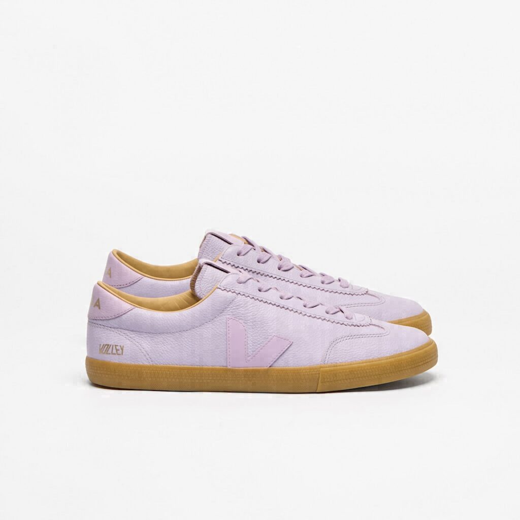 Volley Signature Grained Oiled Leather Orchid
